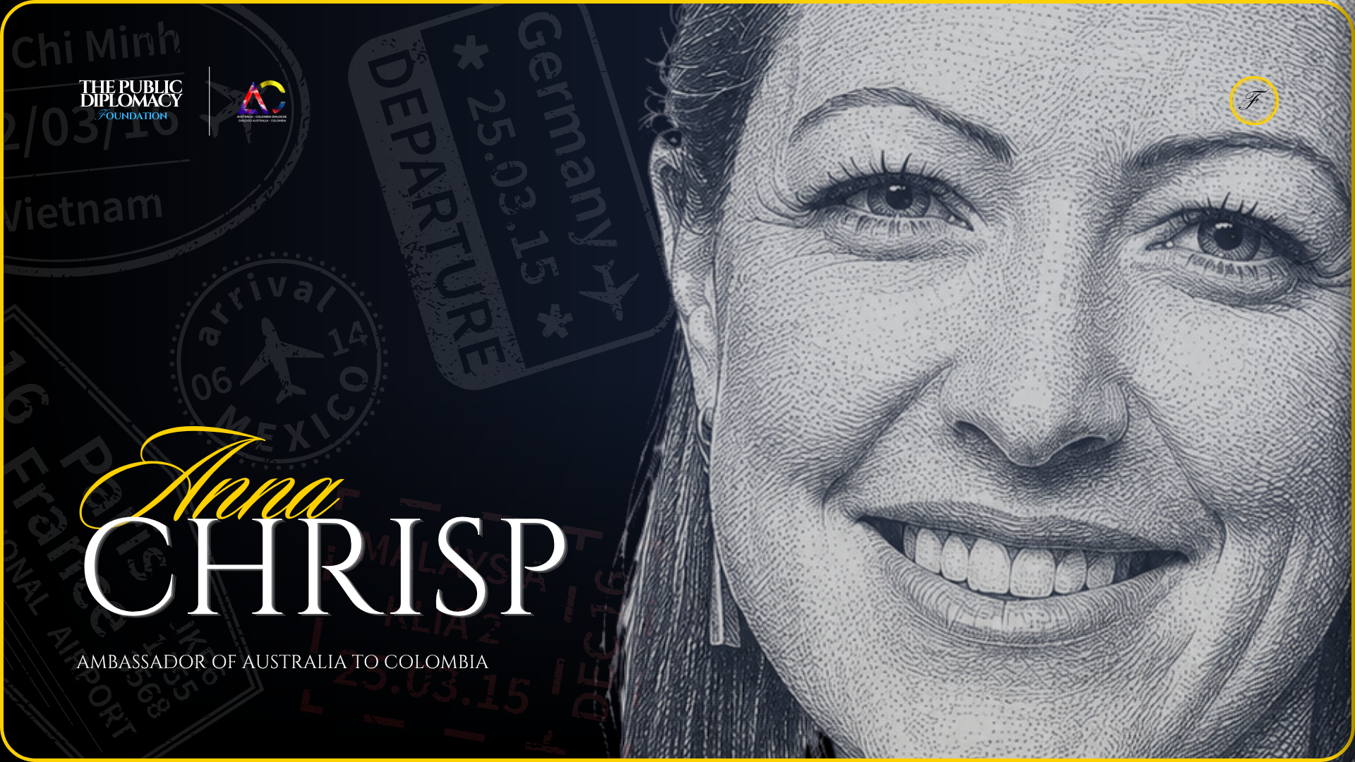 Diplomatic Passport with Anna Chrisp, Ambassador of Australia to Colombia